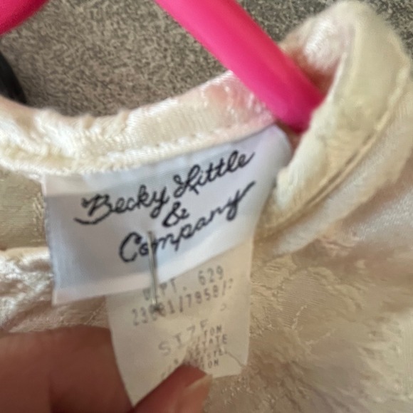 Toddler Girls Red Velvet Dress Party Holiday Damask Top Short Sleeve - Picture 6 of 9